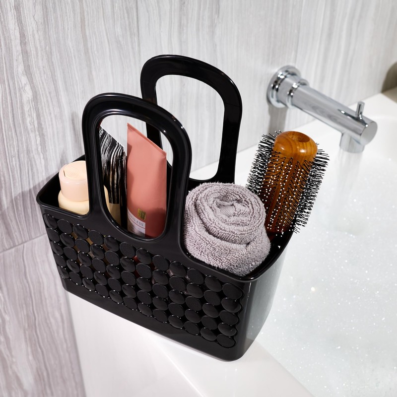 iDesign Portable Shower Tote Caddy for College Dorm or Bathroom,