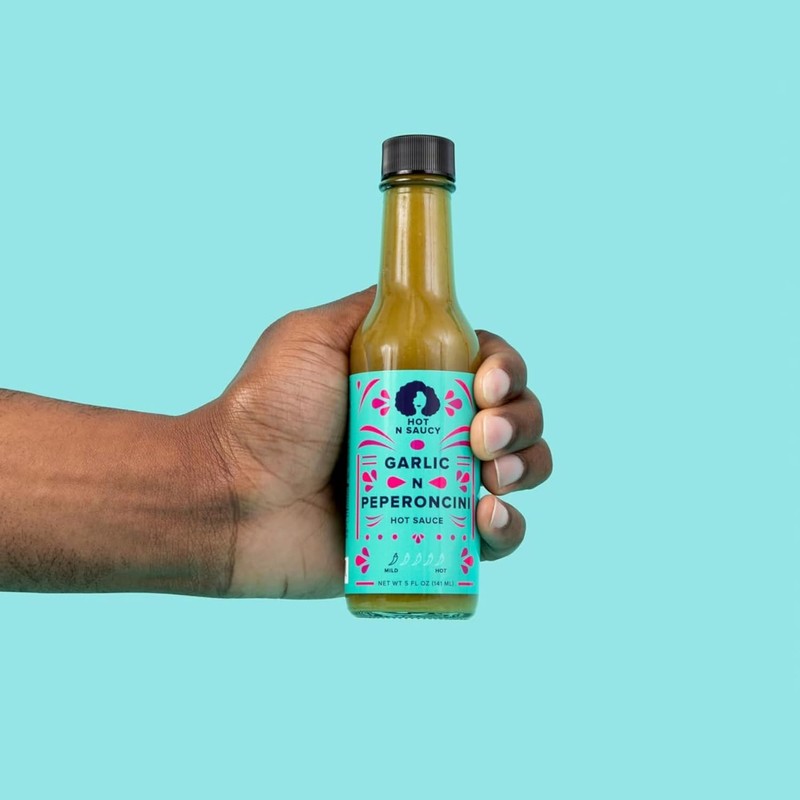 Hot N Saucy | Garlic N Peperoncini Hot Sauce, 5