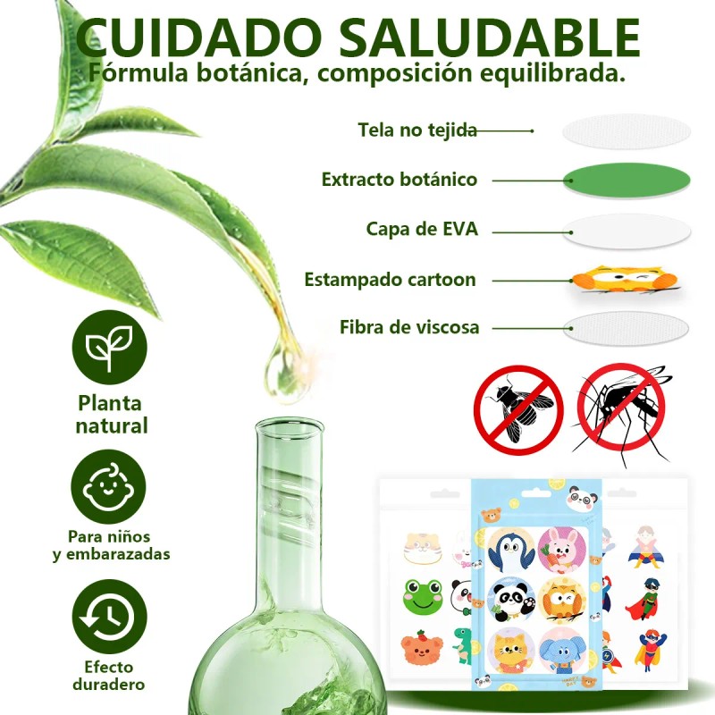 Parche Antimosquitos Para Bebés Al Aire Libre De 540 Piezas