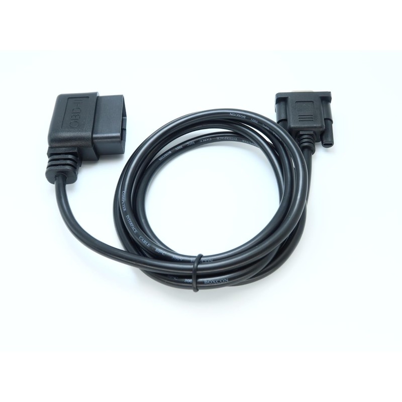 DECHITH Angled OBD2 Male to DB9 Serial RS232 Female Cable