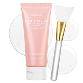 Reepic Cosmer Reepic Cosmer Collagen Overnight Wrapping Peel Off Face Mask - Deep Hydration Care, Reduce Sagging & Dullness, Hydrolyzed Collagen Glass Skin Peel Off Mask, Korean Skincare