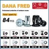 Dana Fred Short Jack Nuts,M4m5m6m8 Expansion Screw Petal Nut, 84pcs