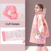 Fewlby Kids Raincoats For Girls Boys Waterproof Rain Jacket Cartoon
