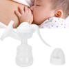 Portable Manual Breast Pump Single Hand Breast Pump Plastic Breastfeeding
