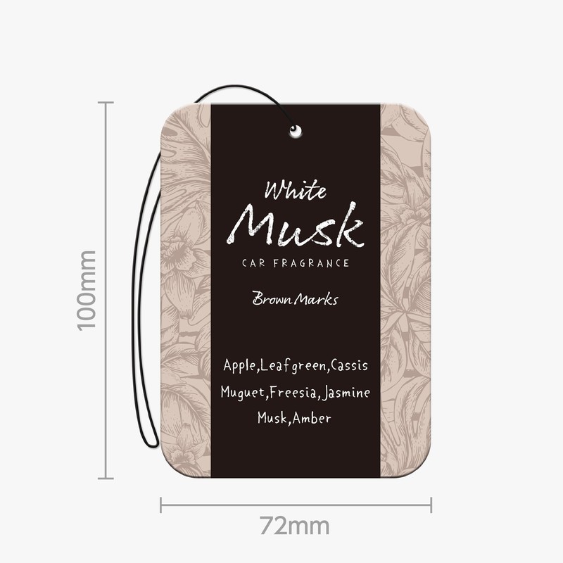 Harukado / CARALL Brown Mark Plate 3P White Musk Model