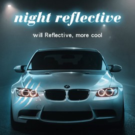 Blinglife 2 PCS paw Mark Decal Decoration, Claw Marks Car Decal, Waterproof and self Adhesive Vinyl car Exterior Accessories, Suitable for car Hood, Door, Bumper (Silver)