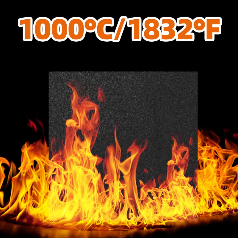 Carbon Felt Welding Blanket, Protective Blanket 1m x 1m Flame