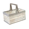SUPVOX Foldable Basket Plastic Shopping Basket Vegetable Storage Fruit Organizer