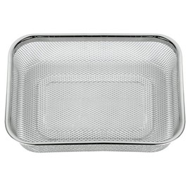Space Home - Stainless Steel Fine Mesh Strainer - Kitchen Colander Strainer - Rectangular Sieve with Fine Mesh