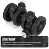 Volein Pack of 2 Suitcase Castors Replacement Wheels with Brake,