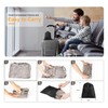 Inflatable Travel Foot Rest Pillow, Kids Airplane Bed, Adjustable Height