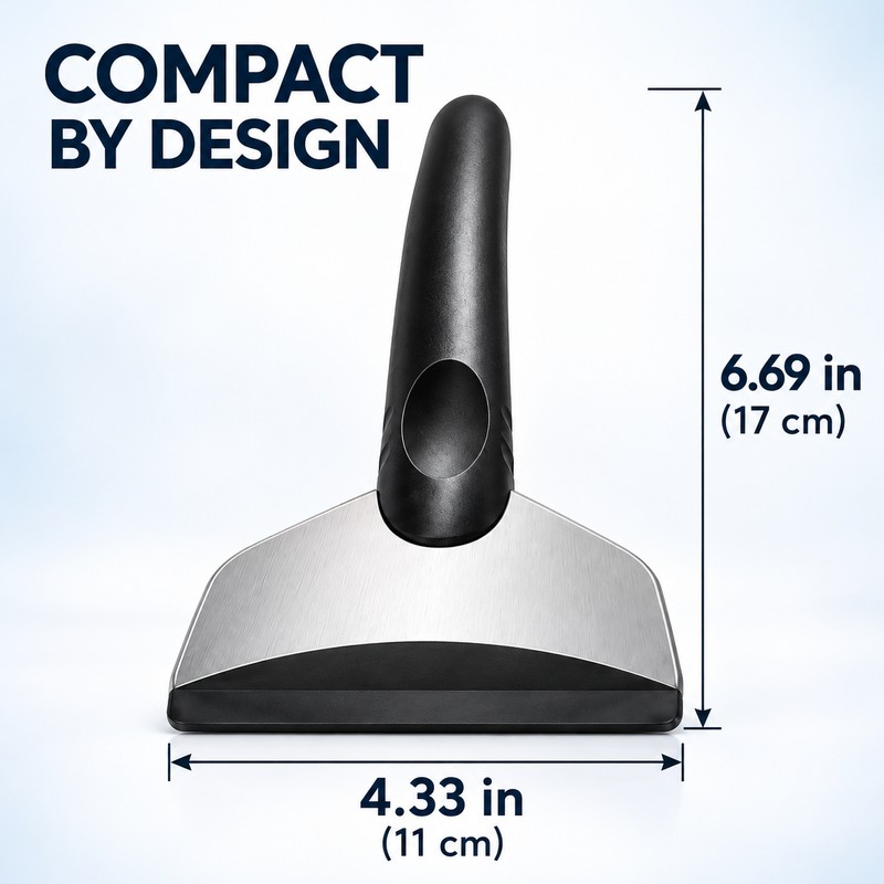 2 Pack Car Ice Scrapers for Windshield Snow and Ice