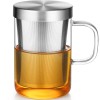 ecooe 16.9 Oz Borosilicate Glass Tea Mug Cup Tea Glasses