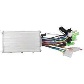 Electric Motor Controller, 36V/48V 350W, Aluminium Alloy, Brush DC Motor Speed Control, for Electric Bicycle Ebike Scooter