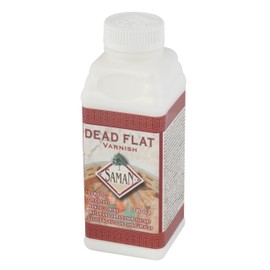 SamaN Waterbased Dead Flat Varnish SAM – Protects Decorative Surfaces (500 ml – 16 oz)