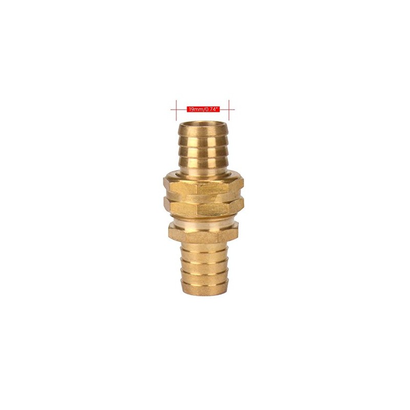 cozyou Brass 3/4" Garden Hose Repair Mender Male Female Connector