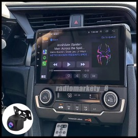 For Honda Civic 2016-2021 Apple Carplay Android 12 Car Stereo Radio GPS Navi BT