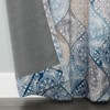 Sun Zero Reardon Global Medallion Print Energy Efficient Grommet Curtain