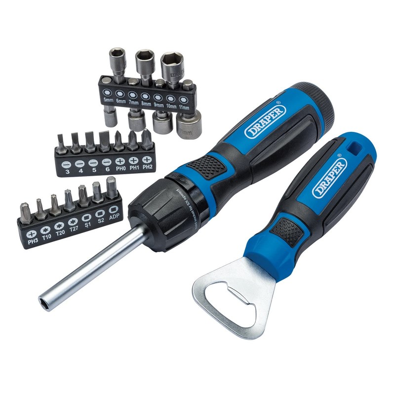 Draper 70443 Ratchet Screwdriver Set (23 Piece)