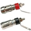RUNCCI-YUN 6 Pcs Speaker Terminal Banana Jack Panel Mount Push