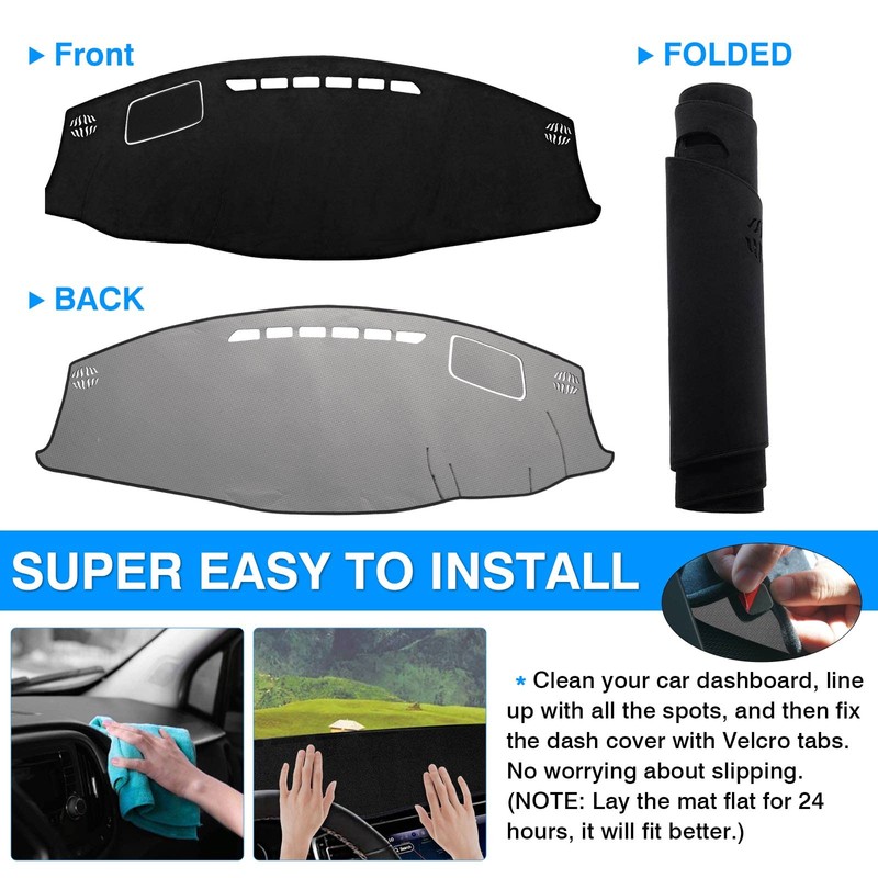 Autorder Dashboard Cover Mat for 2022-2024 Jeep Grand Wagoneer WS
