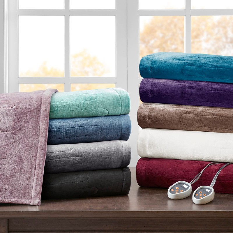 Beautyrest Heated Electric Blanket for Cold Weather, Fast Heating Heated