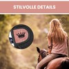 Equestrian Queen - Functional Women's Riding Gloves with Touchscreen Compatibility,