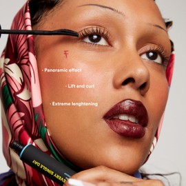 3INA MAKEUP - The Every Single Day Mascara Waterproof - Máscara de Pestañas Negra Da Volumen y Longitud - Máscara con Efecto Pestañas Postizas - Máscara Apta Para Ojos Sensibles- Vegan - Cruelty Free