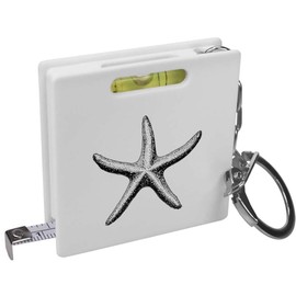 'Single Starfish' Keyring Tape Measure/Spirit Level Tool (KM00041819)