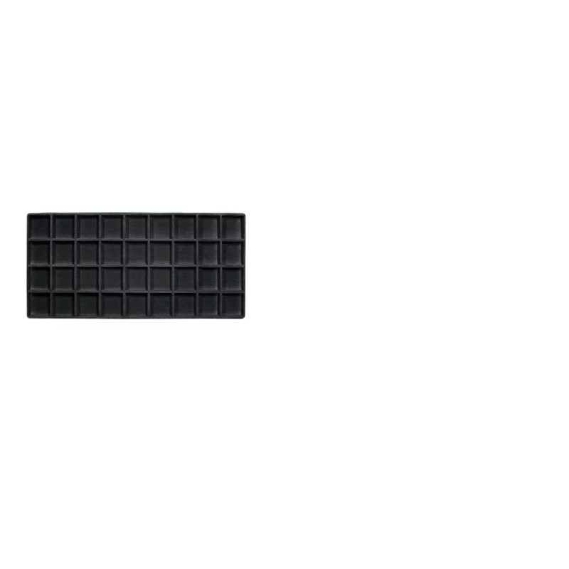 FindingKing 5 Black 36 Compartment Display Tray Inserts