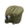Adjustable Nurse Hat for Women Unisex Scrub Cap Olive with