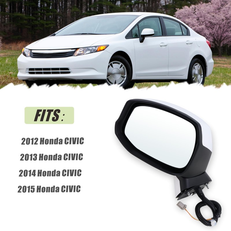 Lqito Left Driver Side Mirror Compatible With 2012 2013 2014