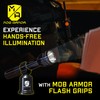 Mob Armor Flash Grip D - Aluminum Magnetic Flashlight Mount