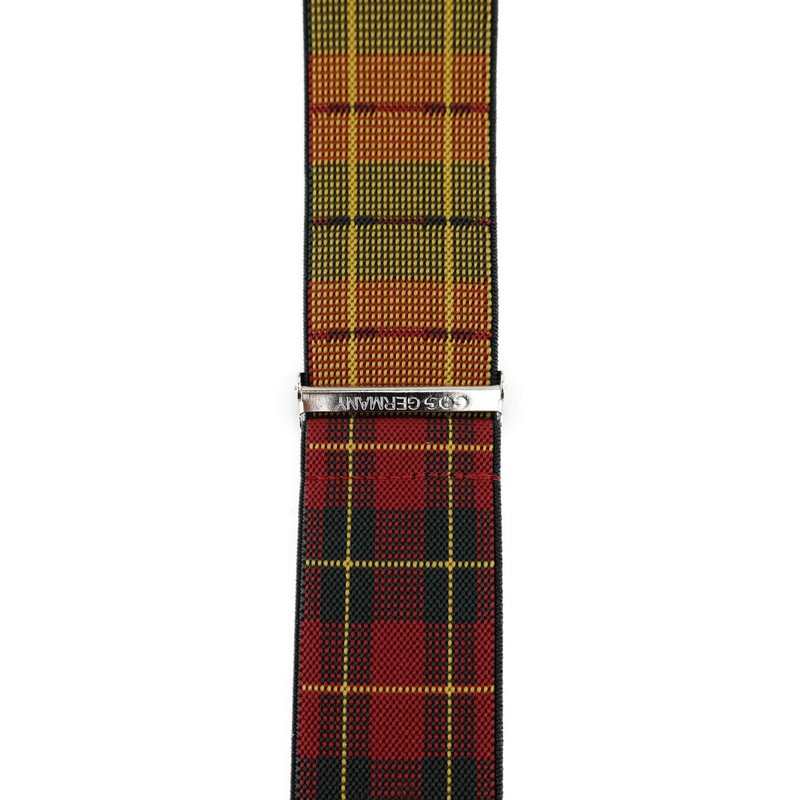 TigerTie Unisex Y-shaped braces with 3 extra strong clips, colour