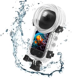 Protect Dive Case for Insta360 X4 Sport Camera Underwater Camera Waterproof Case MODJUEGO Panoramic Camera Sealed Diving Case Waterproof Up to 50m