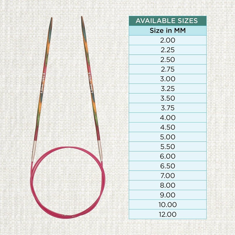 KnitPro Symfonie Fixed Circular Needles 16" (40cm) | 3.00mm