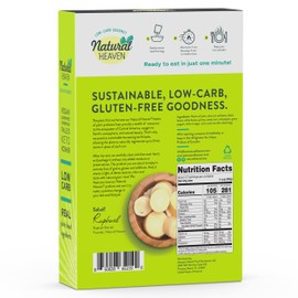 Natural Heaven Hearts of Palm Keto Food, Prepared Meals, Meals Ready to Eat, Plant Based Gluten Free Superfood with Black Beans, Quinoa, Sweet Corn, and Southwest Seasonings (Pack of 6, 9 Oz Ea)