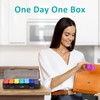 Fullicon Moisture-Proof Pill Organizer 2 Times a Day, Weekly Pill