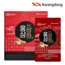 Guangdong Red Ginseng Ssanghwajin (100mlX10 packets) / 광동  홍삼 쌍화진(100mlX10포) X 2박스