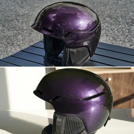 Odoland Ski Helmet, Snowboard Helmet, Adjustable Size Ventilation System, PC Shell and Protective EPS Foam Snow Helmet for Men Women Youth, Goggles Compatible, Starry Purple, M