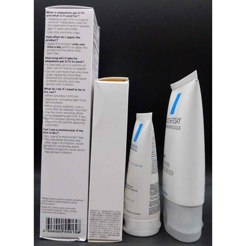 La Roche-Posay 4 Pc La Roche Posay Set Effaclar, Double