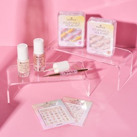 Essence YOUR NAILS. YOUR ART. Sparkling Nail Top Coat, No. 01 Top It Like It's Hot, Multicoloured, Instant Result, Glittery, Holographic, Radiant, Shimmering, Shiny (8 ml)