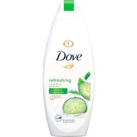 Dove Refreshing Green Tea & Cucumber Body Wash, 500ml-FREE SHIPPING-PACK OF 6