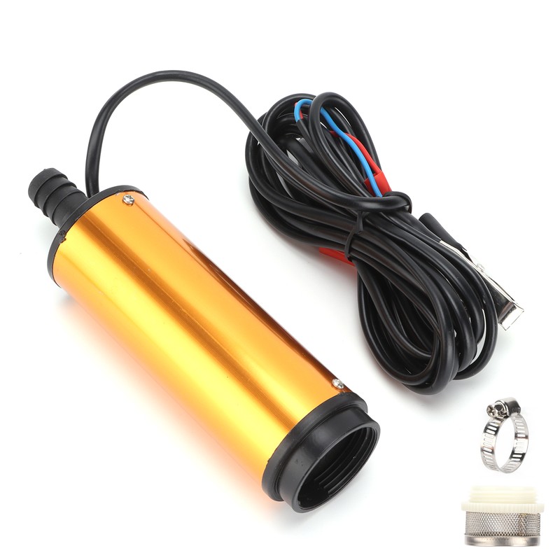 DC 24V Fuel Transfer Pump Electric Portable Mini Aluminium Alloy