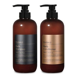 [Flour de Man] Healex Herbal Shampoo 700ml + Conditioner 700ml, 1 piece / [플로르드망] 힐렉스 허브 샴푸 700ml + 컨디셔너 700ml, 1개