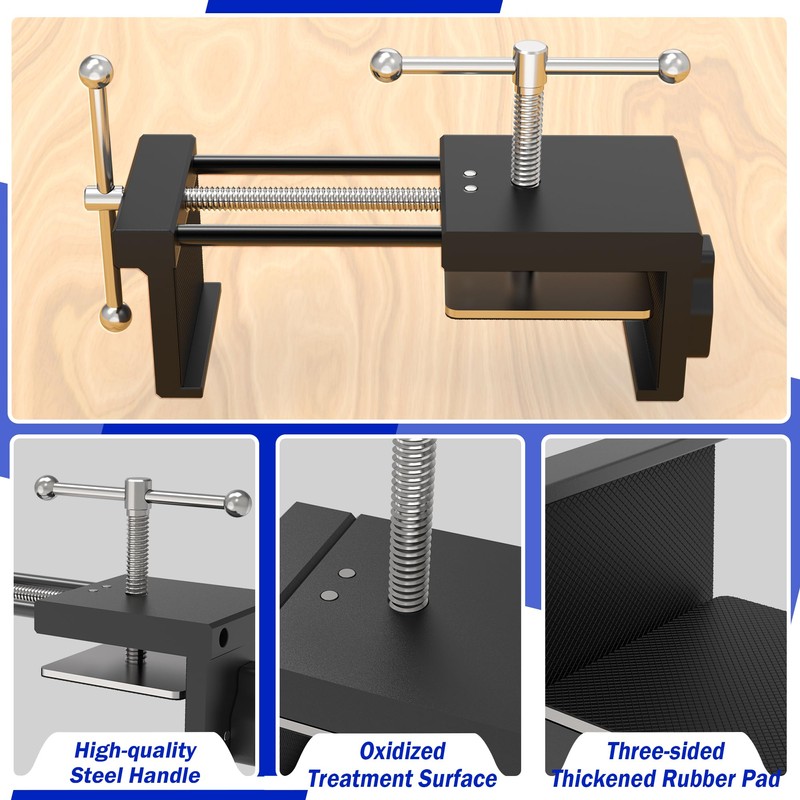 Nuvium Cabinet Clamps 2 Pack - Extra Large 3"-5.3" Opening