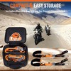 LODD - Motorcycle Tie Down Straps with Heavy-Duty Buckles, Fur