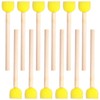 40PCS Round Sponge Foam Brush, 0.6'' Yellow Sponge Brushes for