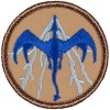 Cool Boy Scout Patrol Patch! - #622A The Blue Lightning Dragon Patrol!