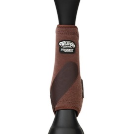 Weaver Leather Prodigy Athletic Boots, Front, Two-Pack, Brown, Medium